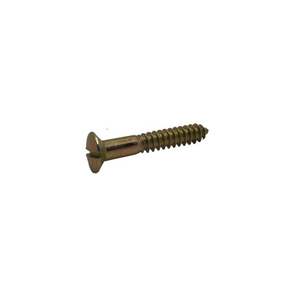 Suburban Bolt And Supply Wood Screw, #10, 1-1/2 in, Zinc Plated Oval Head Phillips Drive A0290120132VZYD